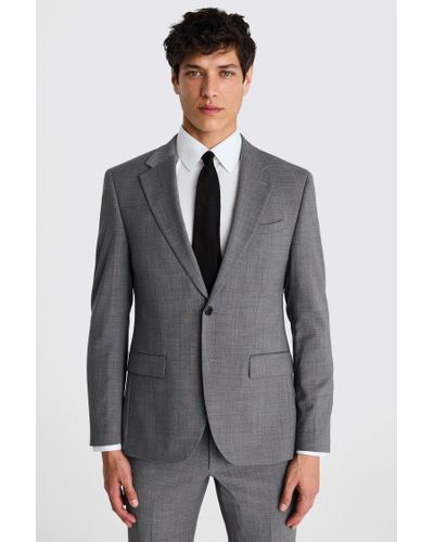 DKNY Slim Fit Performance Suit Jacket - Grey