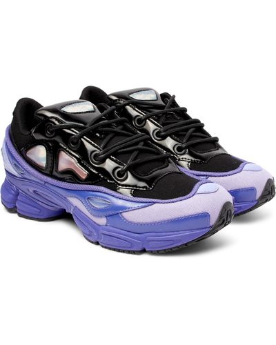 Raf Simons Adidas Originals Ozweego Iii Canvas And Faux Leather Sneakers in Purple for Men - Lyst