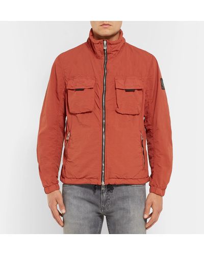 belstaff pallington orange