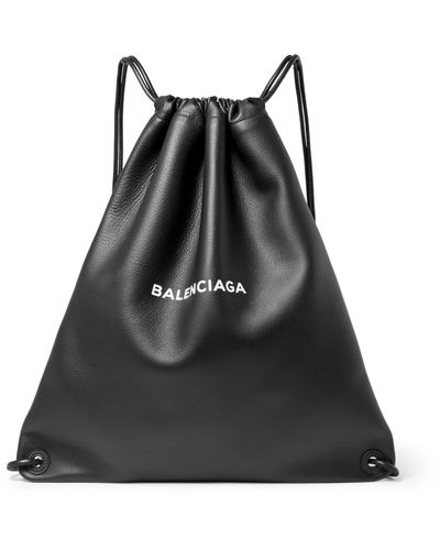 balenciaga drawstring backpack