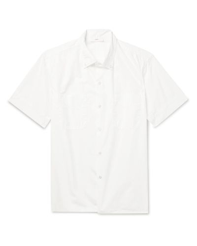 save khaki poplin shirt