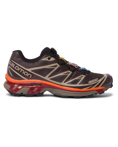 Salomon Xt-6 Advanced Rubber-trimmed Coated-mesh Running Sneakers in