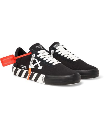 off white striped vulcanized