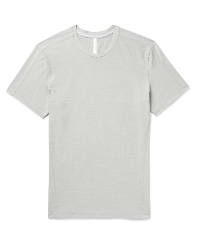 Ten Thousand Versatile Melangé Stretch-jersey T-shirt in Gray for Men ...