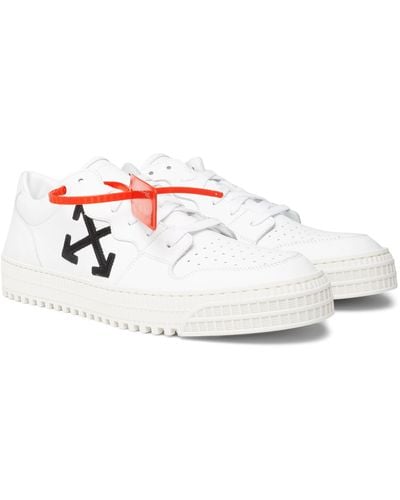 Off-White c/o Virgil Abloh Polo 3.0 Leather Trainers in White for Men - Lyst