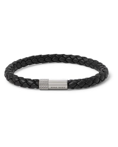 boss leather bracelet