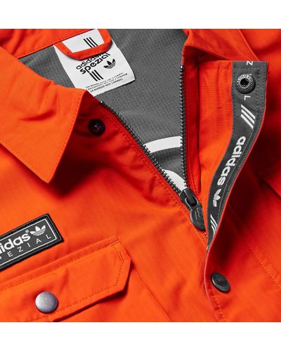 orange adidas spezial jacket