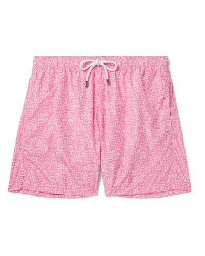 Anderson & Sheppard Floral-print Shell Swim Shorts in Pink for Men - Lyst