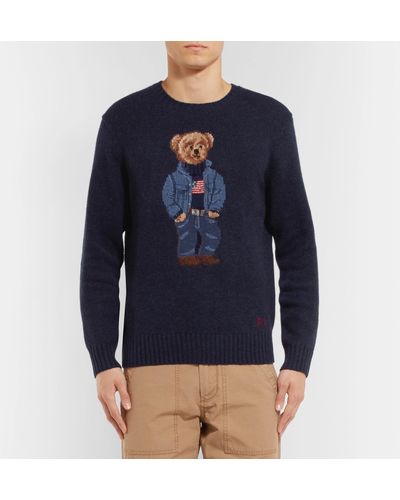 polo teddy bear sweater