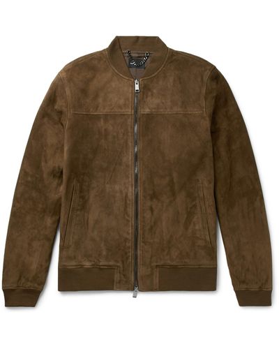 club monaco suede jacket
