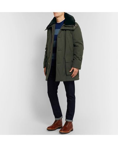 private white ventile parka