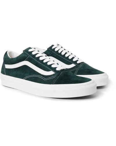 green vans suede