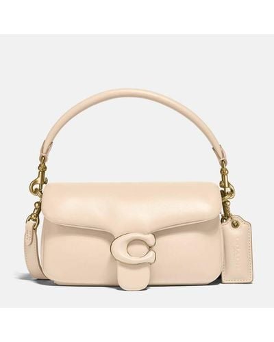 coach cream pillow bag