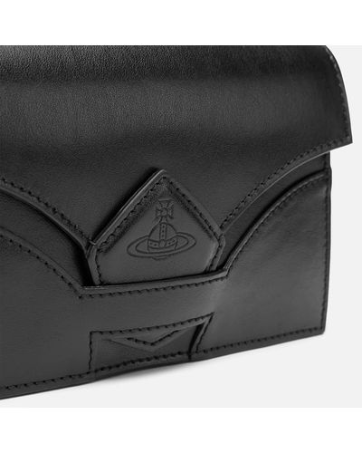 Vivienne Westwood Leather Rosie Small Cross Body Bag in Black 