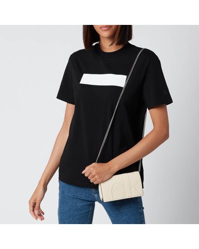 calvin klein phone crossbody bolsa