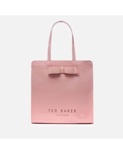 Ted Baker Almacon Bow Detail Large Icon Bag in Pink - Lyst