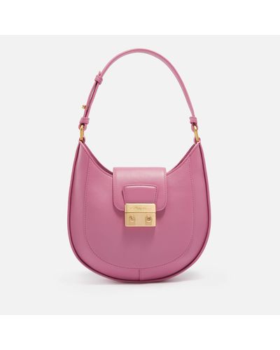 3.1 Phillip Lim Pashli Modern Leather Hobo Bag - Pink