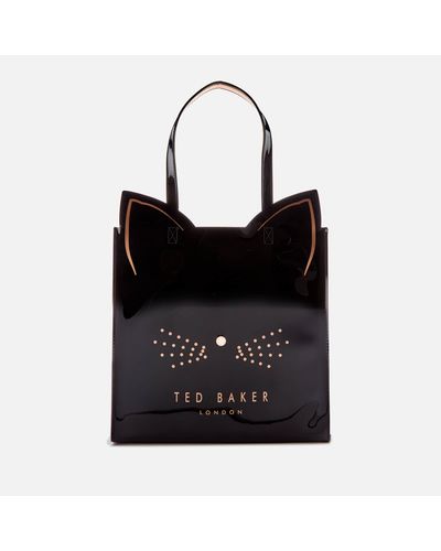 Ted Baker Felicon Cat Large Icon Bag in Black - Lyst
