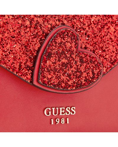 Guess Ever After Convertible Flap Bag in Red - Lyst