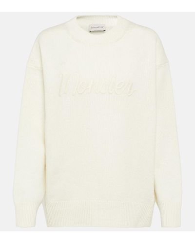 Moncler Pullover in lana e cashmere - Bianco