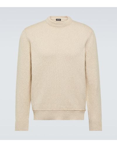 Zegna Cotton Sweater - Natural