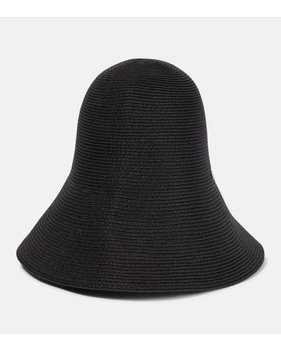 Totême Cappello effetto rafia - Nero