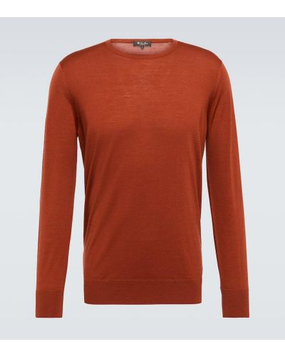 Loro Piana Wish® Virgin Wool Sweater - Red