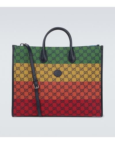 Gucci Tote Bag GG Multicolor Large - Mehrfarbig
