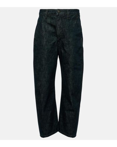 Lemaire Twisted Mid-rise Straight Jeans - Blue