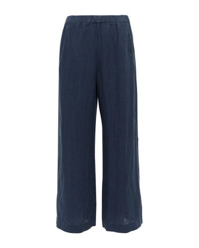 Velvet Lola Linen Pants - Blue