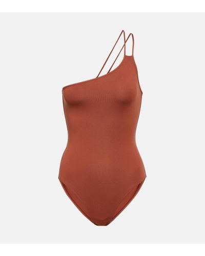 Eres Guarana Asymmetric Swimsuit - Red
