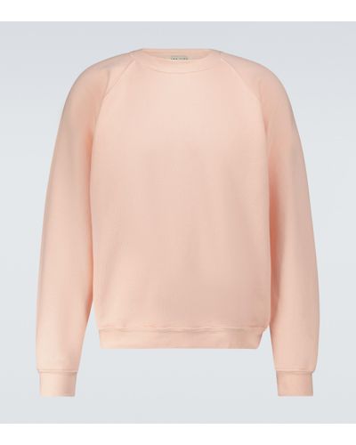Les Tien Classic Cotton Raglan Sweatshirt - Pink