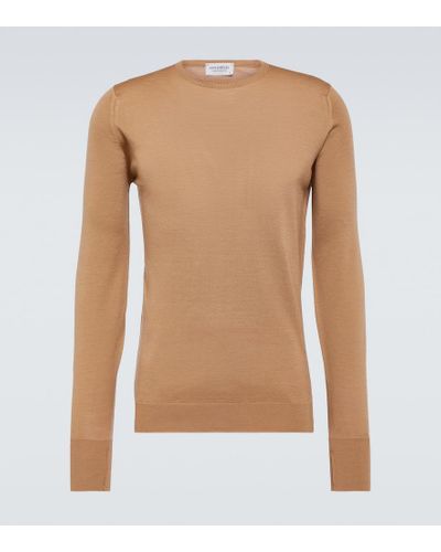 John Smedley Marcus Wool Sweater - Brown