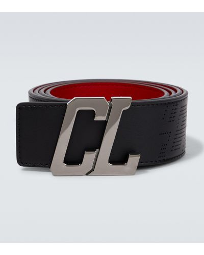 Christian Louboutin Cintura Happy Rui CL in pelle con logo - Multicolore