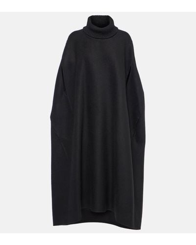The Row Anei Cashmere Coat - Black