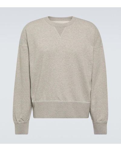 Visvim Court Sweat Cotton-blend Sweatshirt - Gray