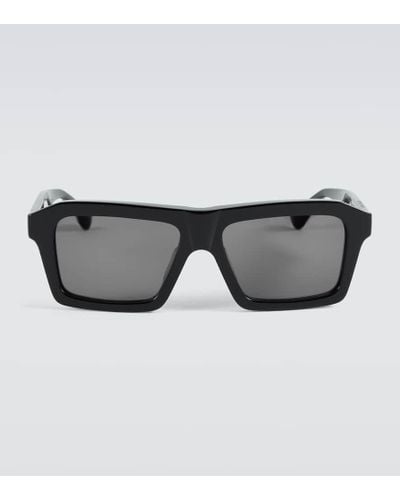 Bottega Veneta Rectangular Sunglasses - Gray