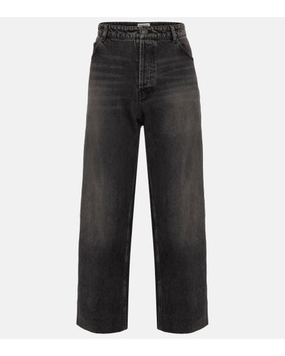 Balenciaga Wide-leg jeans for Women | Online Sale up to 55% off | Lyst