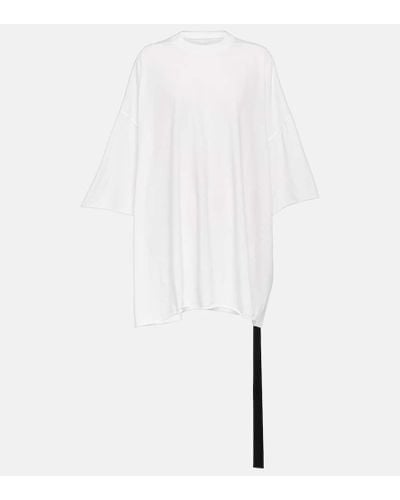 Rick Owens DRKSHDW - T-shirt Tommy in jersey di cotone - Bianco