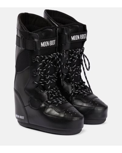 Moon Boot Bottines apres-ski Sneaker High - Noir