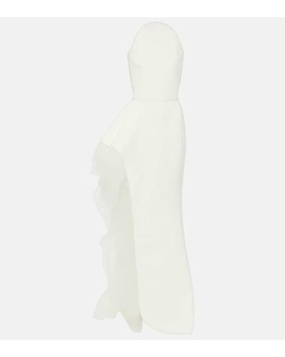 Maticevski Vestido de novia Epitome de crepe - Blanco