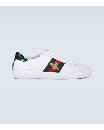 Gucci Ace Herren-Sneaker mit Stickerei - Mehrfarbig