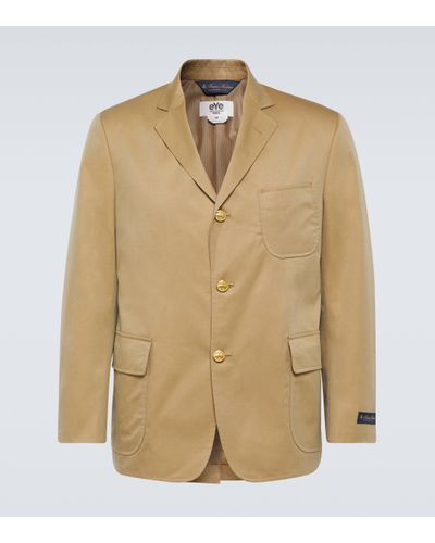 Junya Watanabe X Brooks Brothers – Blazer en coton melange - Neutre