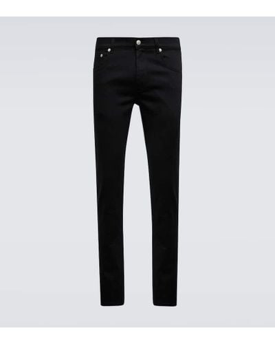 Alexander McQueen Jeans slim - Negro