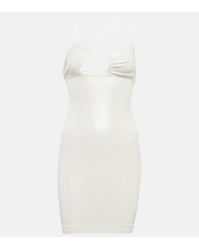 Nensi Dojaka Cutout Bodycon Minidress - White