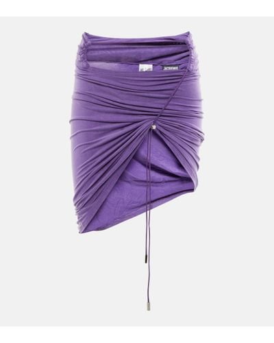 Jacquemus La Jupe Espelho Court Miniskirt - Purple