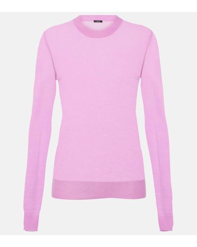 JOSEPH Cashair Cashmere Sweater - Pink