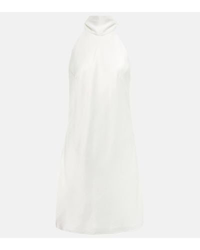 Galvan London Robe de mariee en satin - Blanc