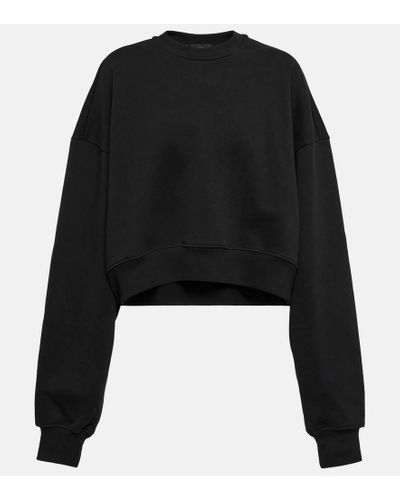 Wardrobe NYC X Hailey Bieber Hb Cotton Fleece Sweatshirt - Black