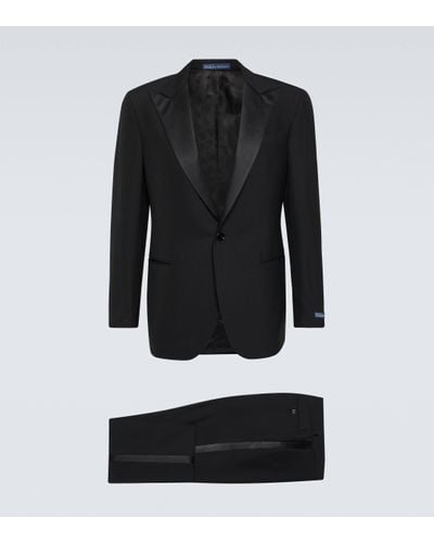 Polo Ralph Lauren Tailored Wool Barathea Tuxedo - Black